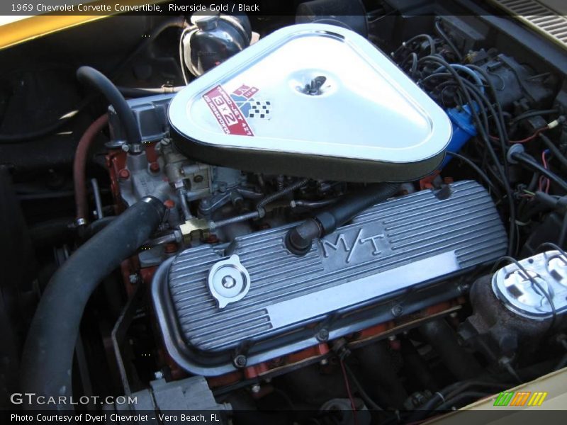 Riverside Gold / Black 1969 Chevrolet Corvette Convertible