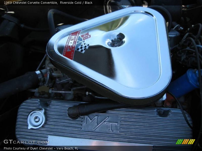 Riverside Gold / Black 1969 Chevrolet Corvette Convertible