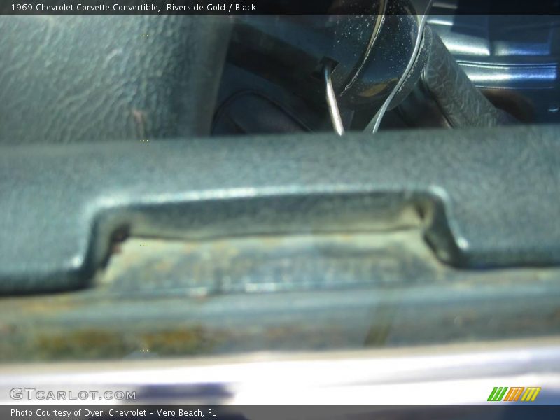 Riverside Gold / Black 1969 Chevrolet Corvette Convertible