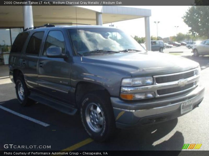 Medium Charcoal Gray Metallic / Medium Oak 2000 Chevrolet Tahoe LT 4x4