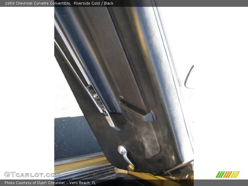 Riverside Gold / Black 1969 Chevrolet Corvette Convertible