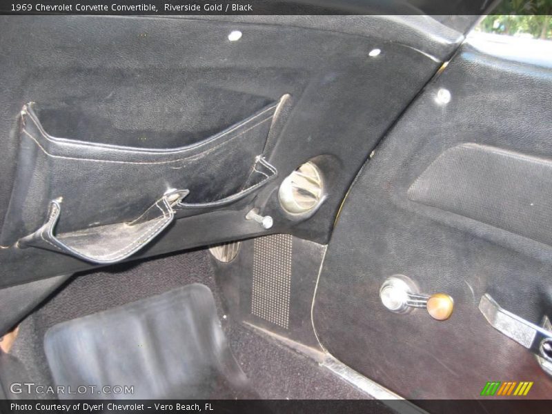 Riverside Gold / Black 1969 Chevrolet Corvette Convertible