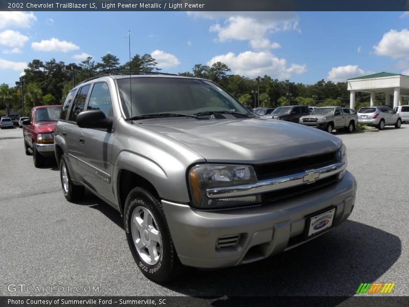 Light Pewter Metallic / Light Pewter 2002 Chevrolet TrailBlazer LS