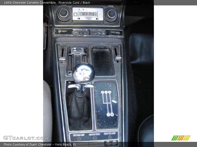 Riverside Gold / Black 1969 Chevrolet Corvette Convertible