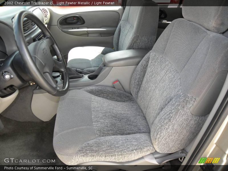 Light Pewter Metallic / Light Pewter 2002 Chevrolet TrailBlazer LS