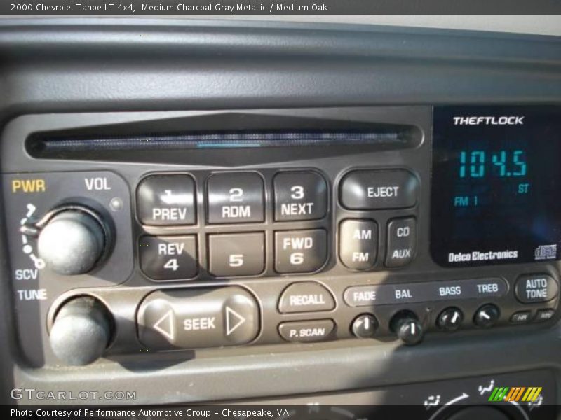 Medium Charcoal Gray Metallic / Medium Oak 2000 Chevrolet Tahoe LT 4x4