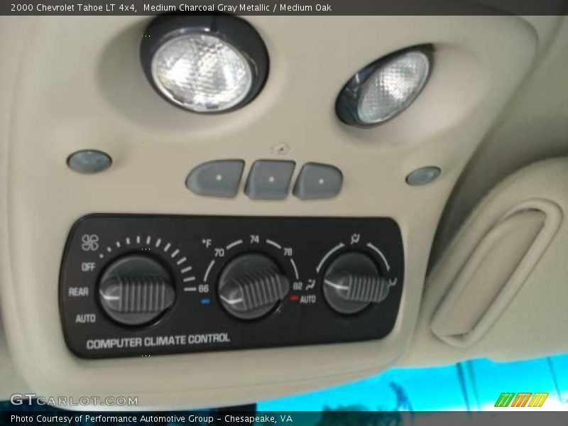 Medium Charcoal Gray Metallic / Medium Oak 2000 Chevrolet Tahoe LT 4x4