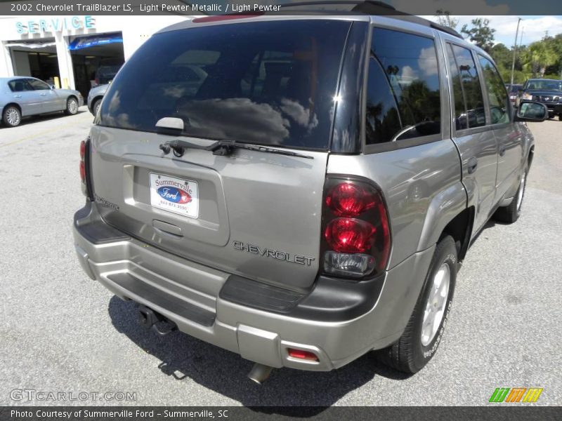 Light Pewter Metallic / Light Pewter 2002 Chevrolet TrailBlazer LS
