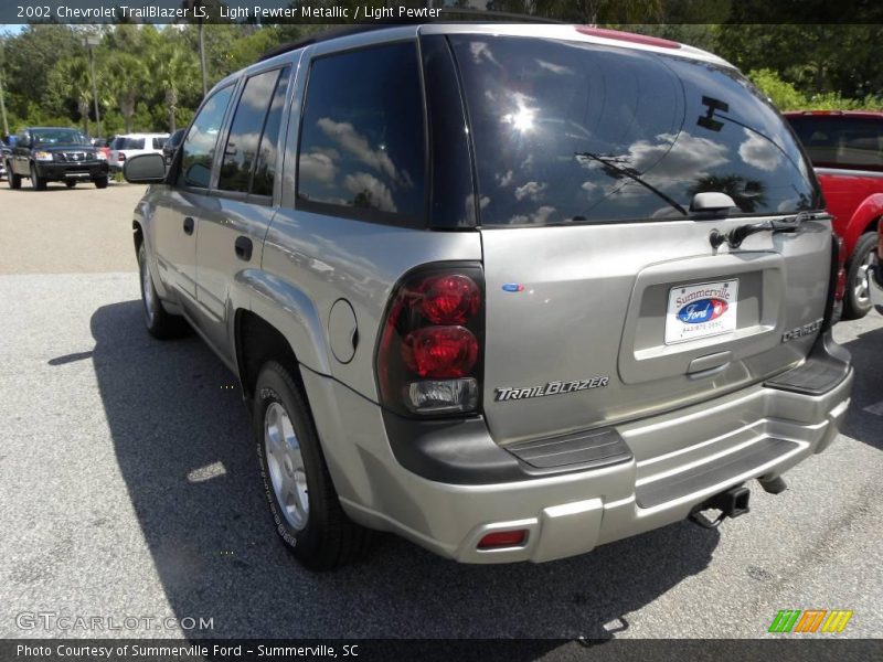 Light Pewter Metallic / Light Pewter 2002 Chevrolet TrailBlazer LS