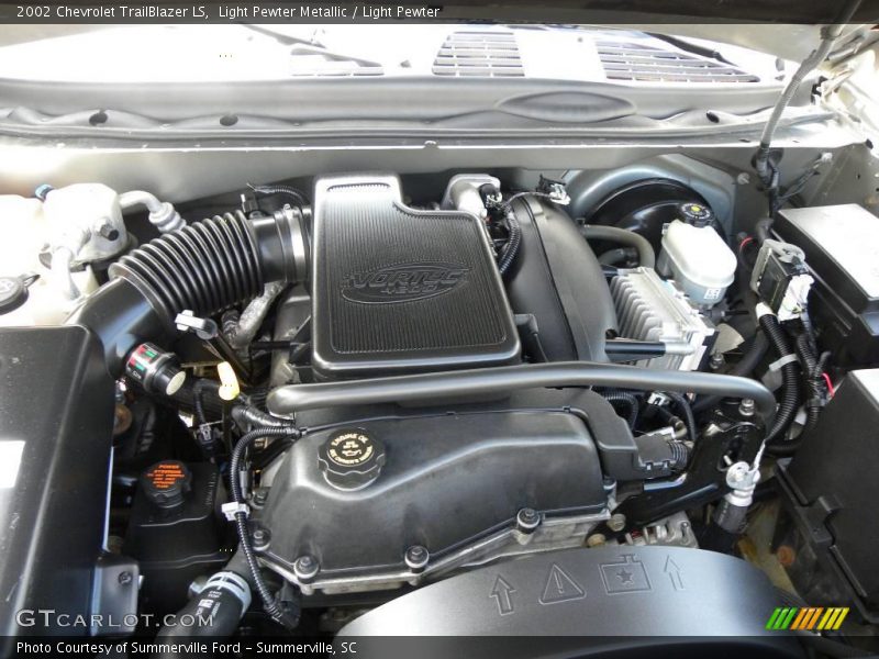 Light Pewter Metallic / Light Pewter 2002 Chevrolet TrailBlazer LS