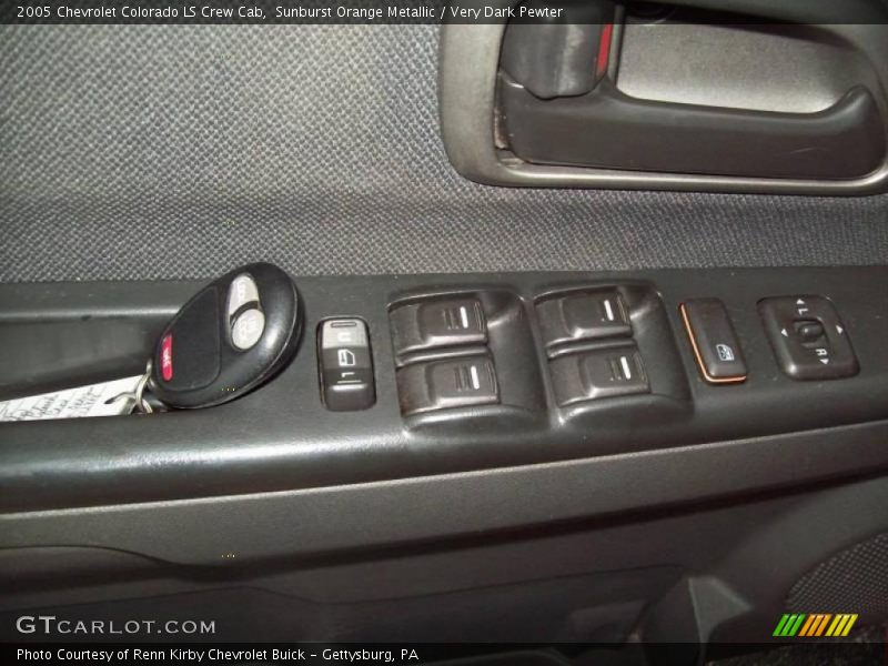 Sunburst Orange Metallic / Very Dark Pewter 2005 Chevrolet Colorado LS Crew Cab