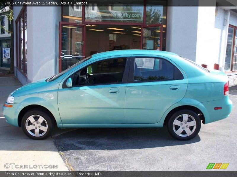 Aqua / Charcoal 2006 Chevrolet Aveo LS Sedan