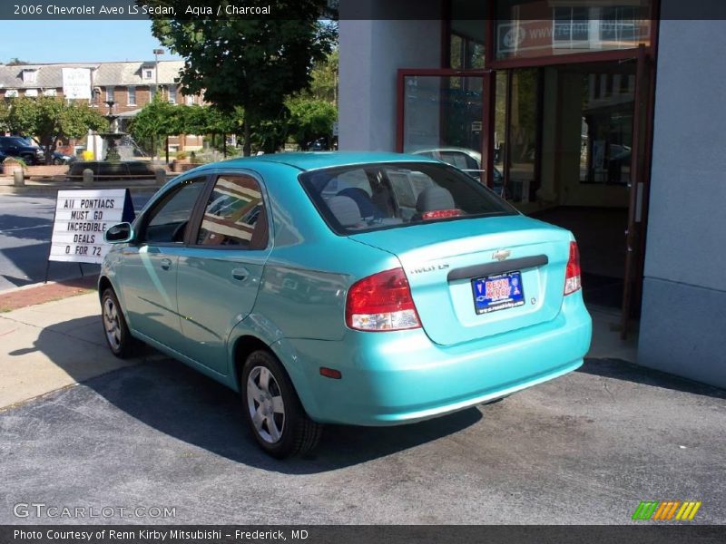 Aqua / Charcoal 2006 Chevrolet Aveo LS Sedan