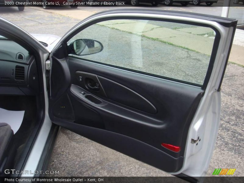 Galaxy Silver Metallic / Ebony Black 2003 Chevrolet Monte Carlo LS
