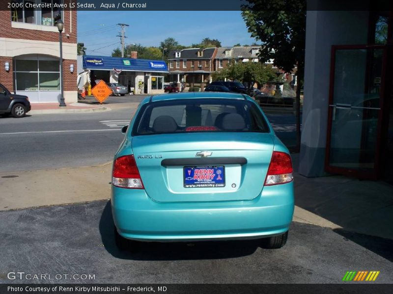 Aqua / Charcoal 2006 Chevrolet Aveo LS Sedan