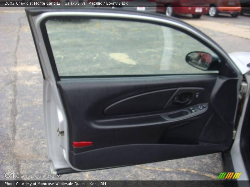 Galaxy Silver Metallic / Ebony Black 2003 Chevrolet Monte Carlo LS