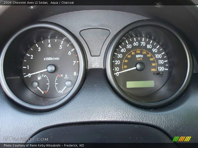 Aqua / Charcoal 2006 Chevrolet Aveo LS Sedan