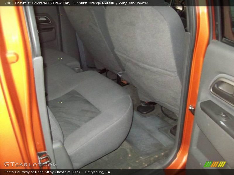 Sunburst Orange Metallic / Very Dark Pewter 2005 Chevrolet Colorado LS Crew Cab