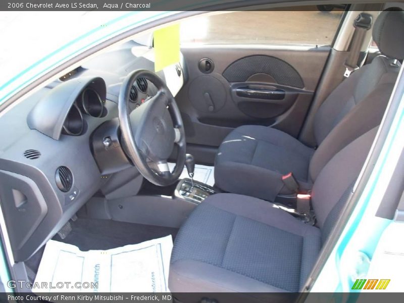 Aqua / Charcoal 2006 Chevrolet Aveo LS Sedan