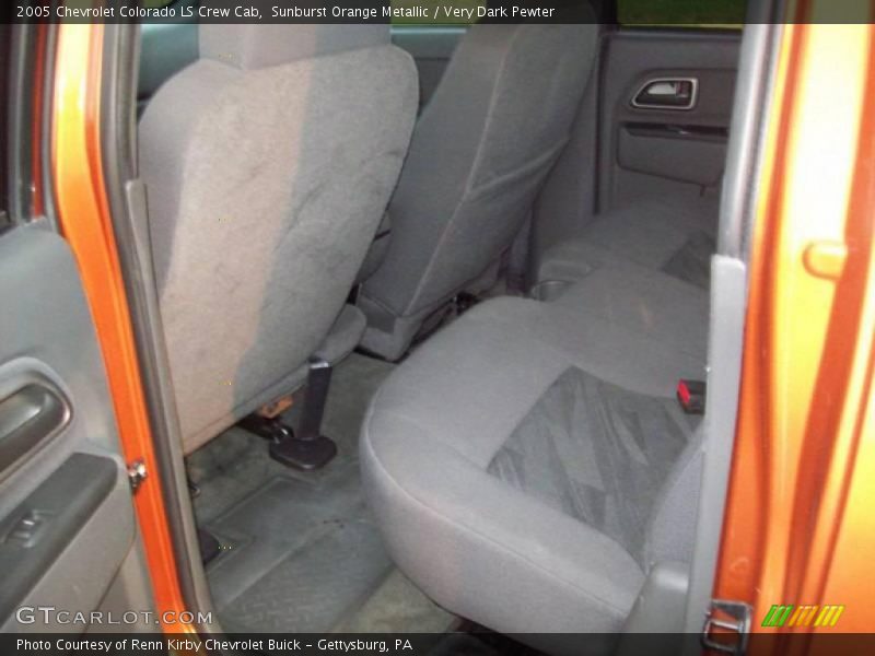 Sunburst Orange Metallic / Very Dark Pewter 2005 Chevrolet Colorado LS Crew Cab
