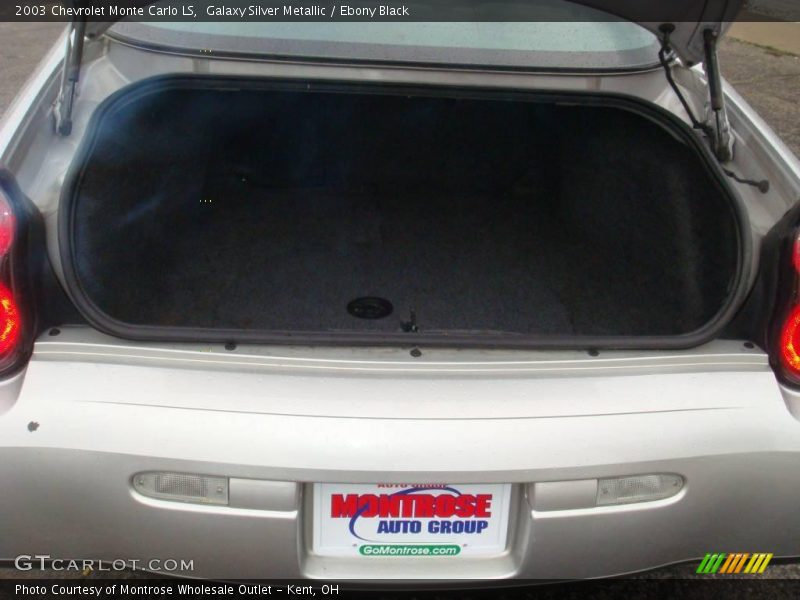 Galaxy Silver Metallic / Ebony Black 2003 Chevrolet Monte Carlo LS