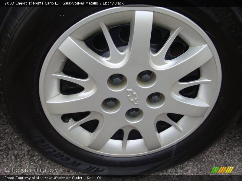 Galaxy Silver Metallic / Ebony Black 2003 Chevrolet Monte Carlo LS