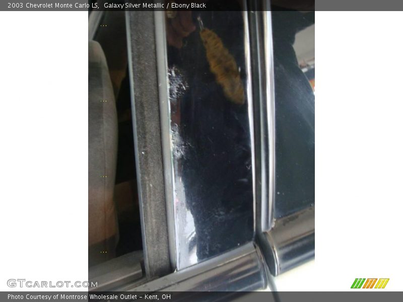 Galaxy Silver Metallic / Ebony Black 2003 Chevrolet Monte Carlo LS