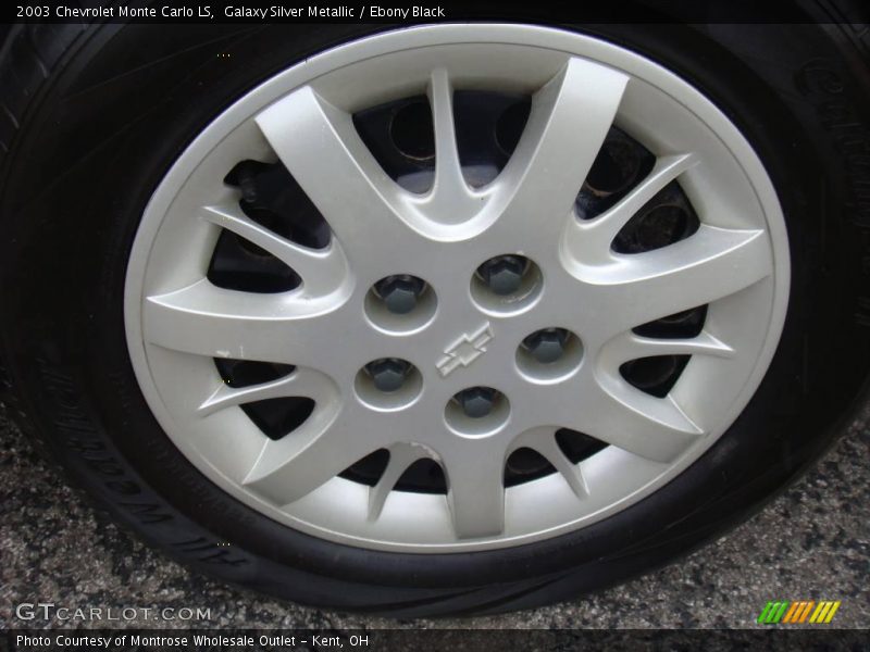 Galaxy Silver Metallic / Ebony Black 2003 Chevrolet Monte Carlo LS