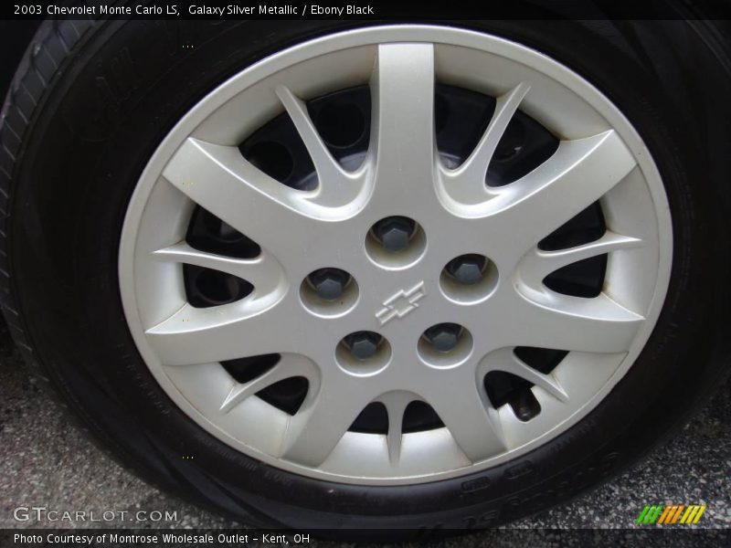 Galaxy Silver Metallic / Ebony Black 2003 Chevrolet Monte Carlo LS