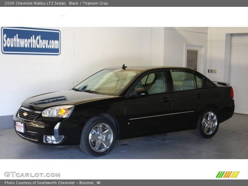 Black / Titanium Gray 2006 Chevrolet Malibu LTZ Sedan