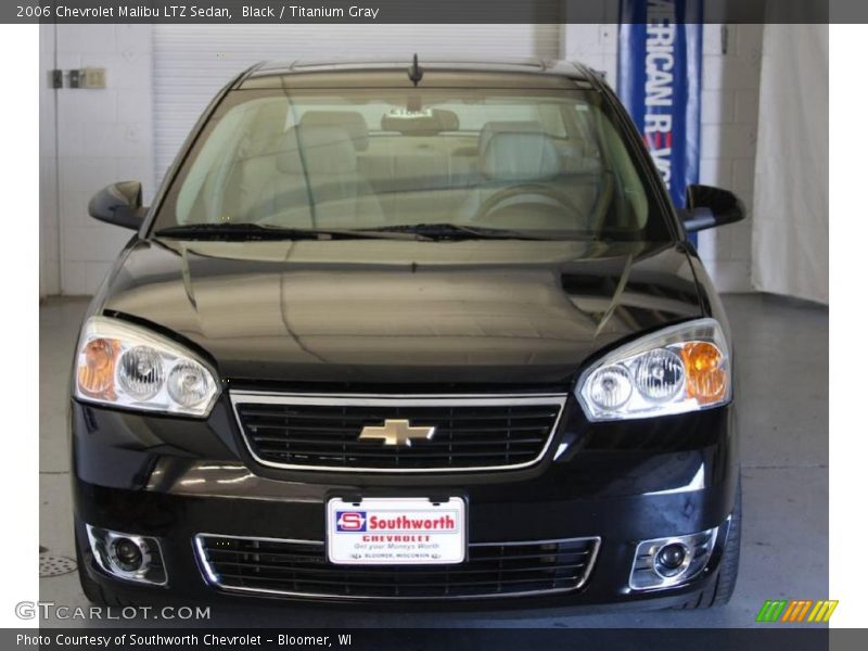 Black / Titanium Gray 2006 Chevrolet Malibu LTZ Sedan