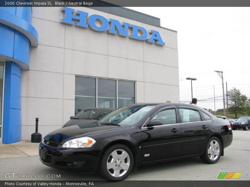 Black / Neutral Beige 2006 Chevrolet Impala SS