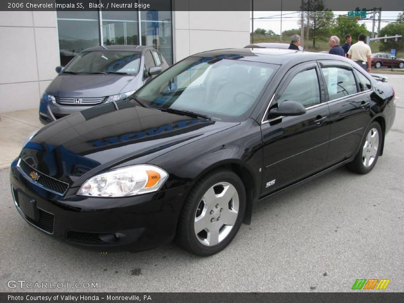 Black / Neutral Beige 2006 Chevrolet Impala SS