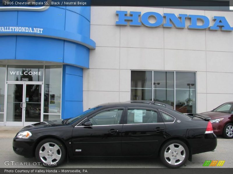 Black / Neutral Beige 2006 Chevrolet Impala SS