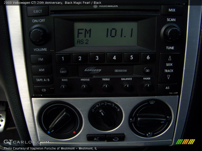 Black Magic Pearl / Black 2003 Volkswagen GTI 20th Anniversary