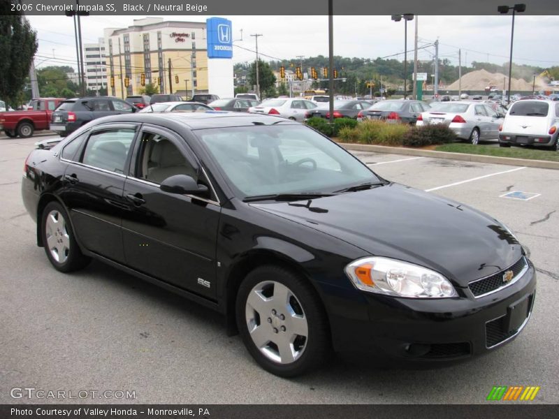 Black / Neutral Beige 2006 Chevrolet Impala SS