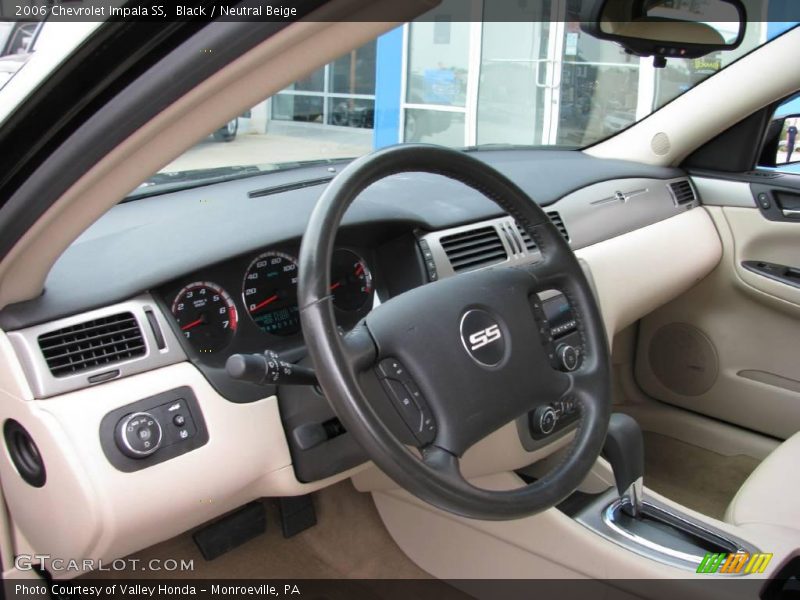 Black / Neutral Beige 2006 Chevrolet Impala SS