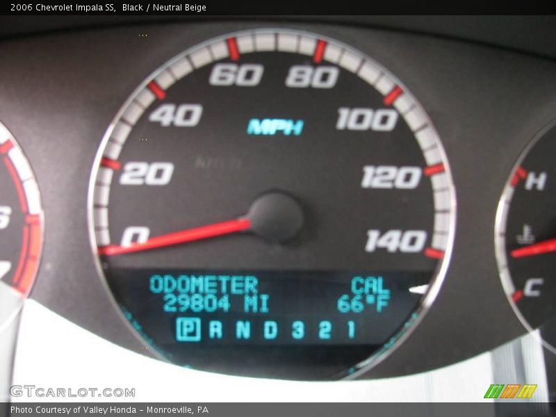 Black / Neutral Beige 2006 Chevrolet Impala SS
