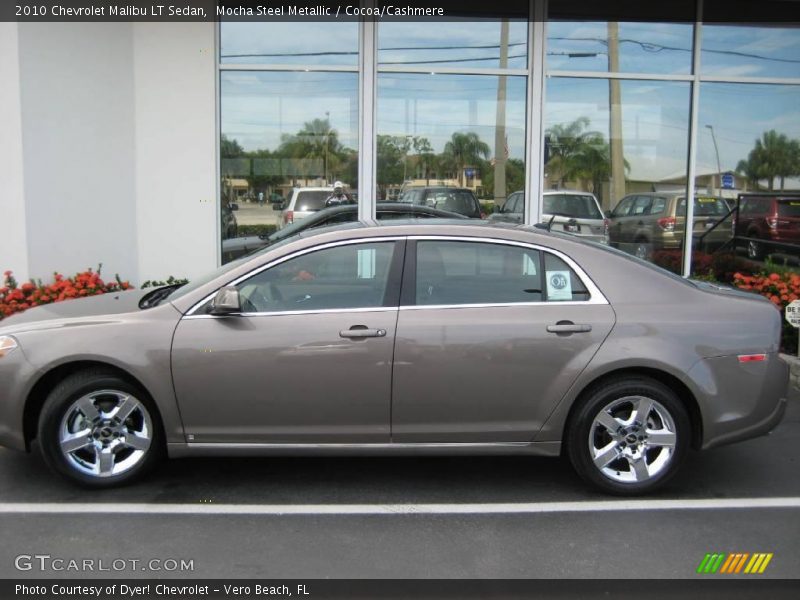 Mocha Steel Metallic / Cocoa/Cashmere 2010 Chevrolet Malibu LT Sedan