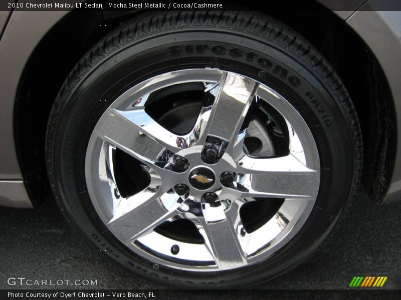 Mocha Steel Metallic / Cocoa/Cashmere 2010 Chevrolet Malibu LT Sedan