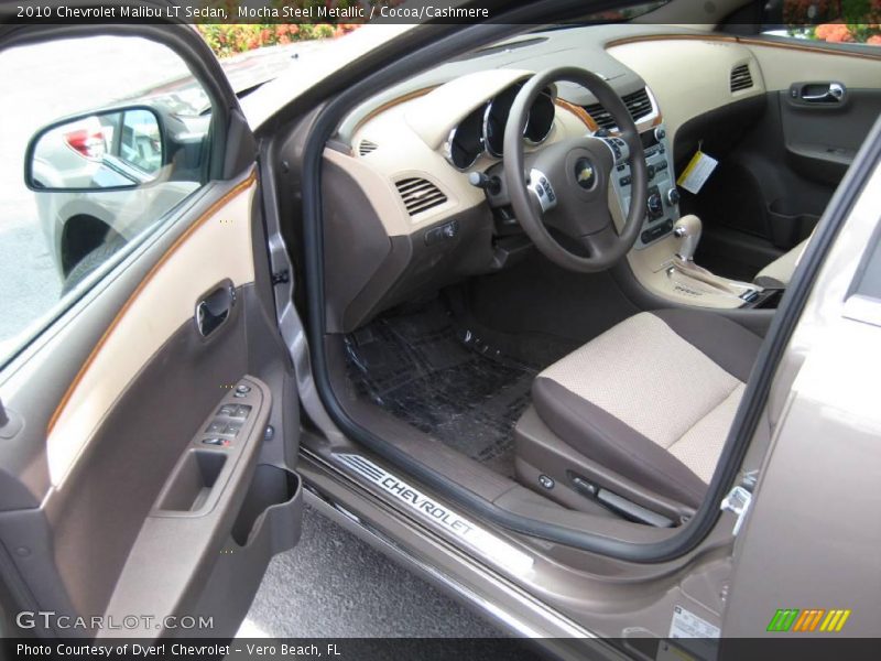 Mocha Steel Metallic / Cocoa/Cashmere 2010 Chevrolet Malibu LT Sedan