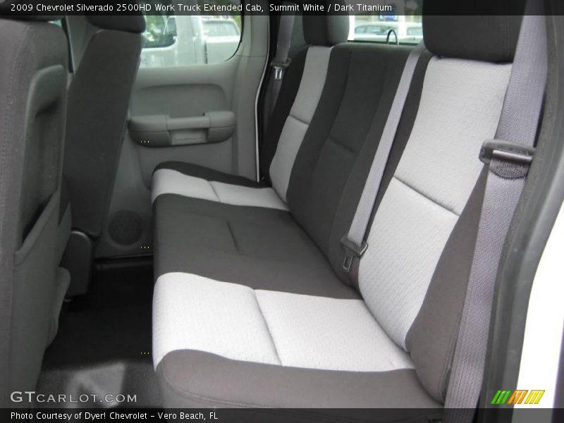 Summit White / Dark Titanium 2009 Chevrolet Silverado 2500HD Work Truck Extended Cab