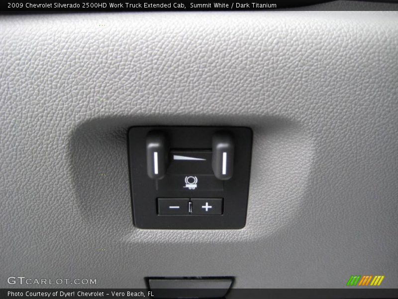 Summit White / Dark Titanium 2009 Chevrolet Silverado 2500HD Work Truck Extended Cab
