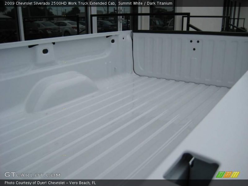 Summit White / Dark Titanium 2009 Chevrolet Silverado 2500HD Work Truck Extended Cab
