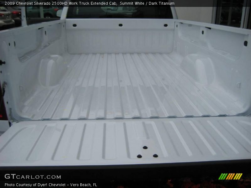 Summit White / Dark Titanium 2009 Chevrolet Silverado 2500HD Work Truck Extended Cab