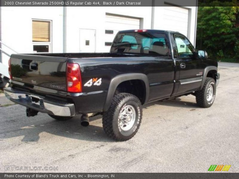Black / Dark Charcoal 2003 Chevrolet Silverado 2500HD LS Regular Cab 4x4