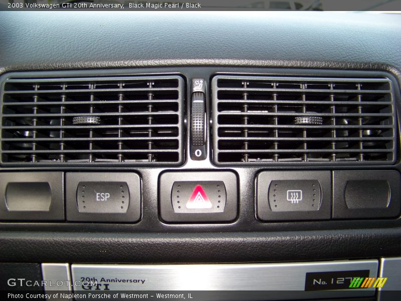 Black Magic Pearl / Black 2003 Volkswagen GTI 20th Anniversary
