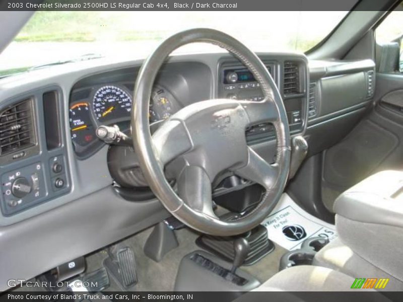 Black / Dark Charcoal 2003 Chevrolet Silverado 2500HD LS Regular Cab 4x4