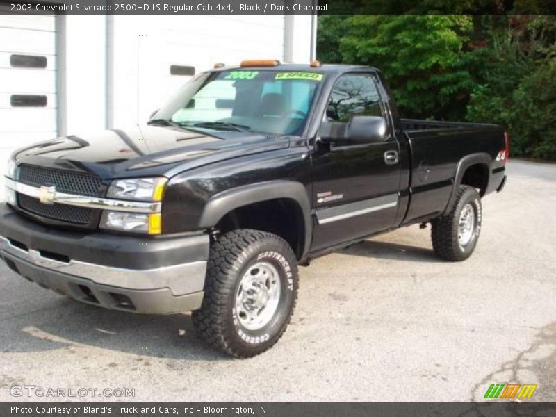 Black / Dark Charcoal 2003 Chevrolet Silverado 2500HD LS Regular Cab 4x4