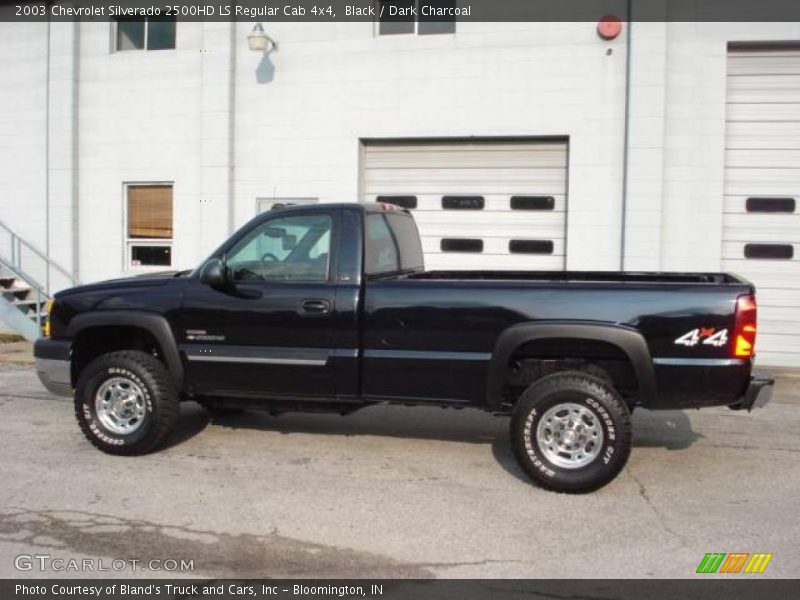 Black / Dark Charcoal 2003 Chevrolet Silverado 2500HD LS Regular Cab 4x4